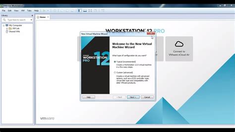 vmware workstation 12 virtual machine